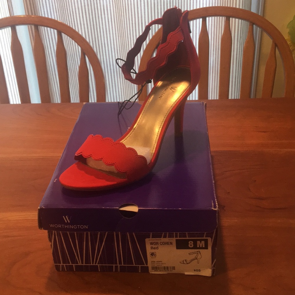 Red Worthington heels
